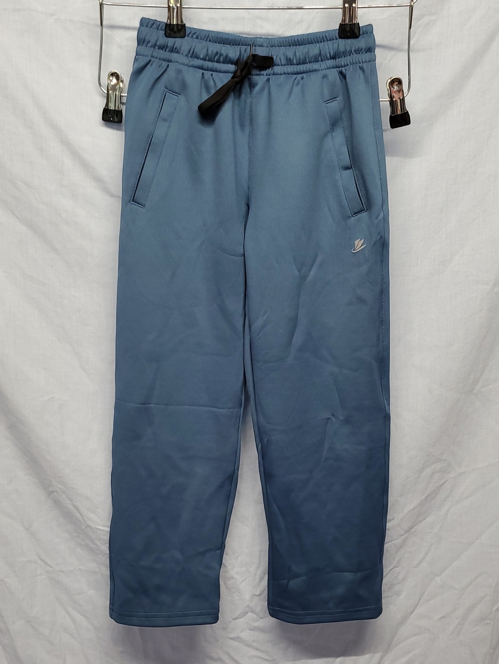 Youth Blue Joggers with Elastic Waist and Drawstring - 23